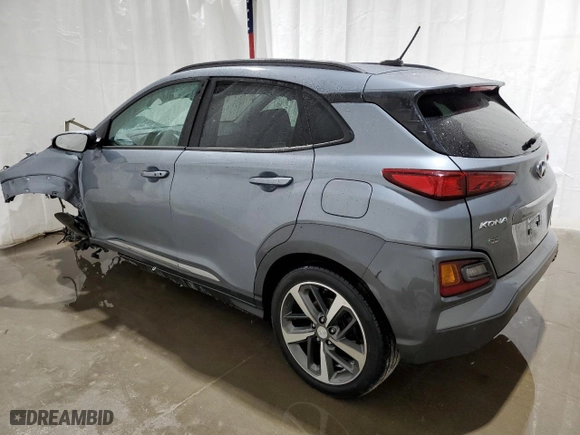 2018 Hyundai Kona Ultimate with VIN KM8K53A53JU133850, listed as a Copart auction lot 79671854 with 0 mi miles and Clean Title. Bid and sale history available at carsss.com. Image 2.