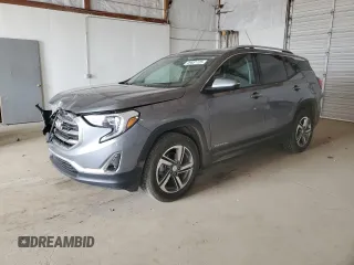 2021 GMC Terrain SLT with VIN 3GKALVEV2ML389606, listed as a Copart auction lot 49681125 with 63,096 mi miles and Salvage Title. Bid and sale history available at carsss.com. Image 1.