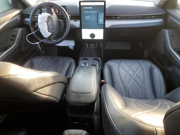 2021 Ford Mustang Mach-E Select with VIN 3FMTK1SSXMMA35042, listed as a Copart auction lot 54876345 with 35,995 mi miles and Salvage Title. Bid and sale history available at DreamBid. Image 8.