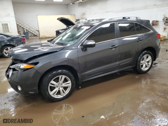 2014 Acura RDX Tech Pkg with VIN 5J8TB4H51EL001843, listed as a Copart auction lot 85208254 with 134,166 mi miles and Salvage Title. Bid and sale history available at carsss.com. Image 1.