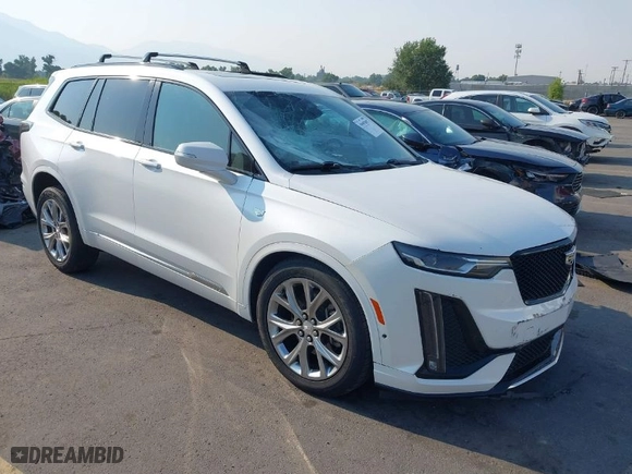 2020 Cadillac XT6 AWD Sport with VIN 1GYKPGRS5LZ115883, listed as a IAAI auction lot 39995097 with 68,589 mi miles. Bid and sale history available at carsss.com. Image 1.