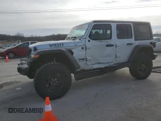 2024 Jeep Wrangler Sport S with VIN 1C4PJXDG6RW279816, listed as a Copart auction lot 41824775 with 5,309 mi miles and Clean Title. Bid and sale history available at DreamBid. Image 1.