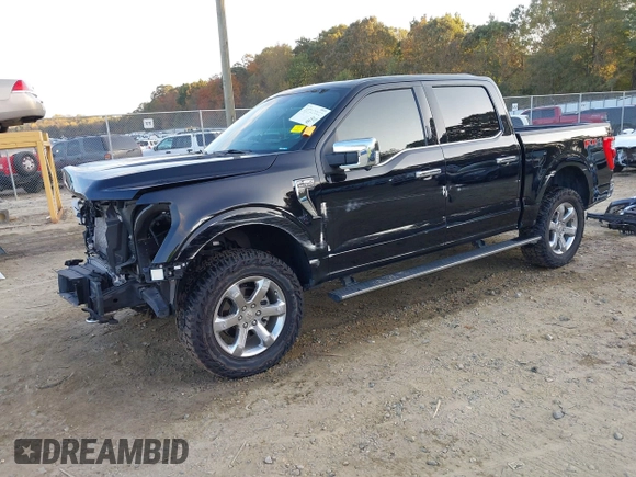 2022 Ford F-150 XL with VIN 1FTFW1E88NFA58181, listed as a IAAI auction lot 40763083 with 39,440 mi miles. Bid and sale history available at carsss.com. Image 2.