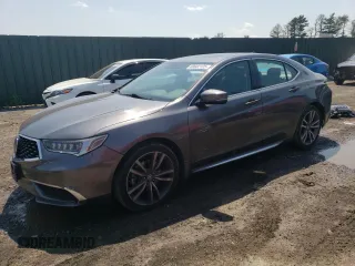 2020 Acura TLX Technology with VIN 19UUB3F47LA001038, listed as a Copart auction lot 59932125 with 63,054 mi miles and Salvage title. Bid and sale history available at DreamBid. Image 1.