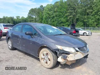 2015 Honda Civic LX z VIN 19XFB2F5XFE101839, wystawiony jako IAAI lot #42305227 z przebiegiem 125 386 mil mil oraz . Historia ofert i sprzedaży dostępna na DreamBid. Obrazek 1.