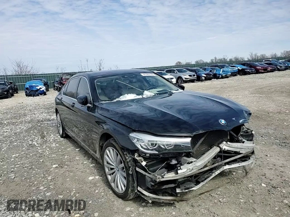 2017 BMW 7 Series 740i with VIN WBA7E2C3XHG741046, listed as a Copart auction lot 45382705 with 99,065 mi miles and Salvage Title. Bid and sale history available at carsss.com. Image 11.
