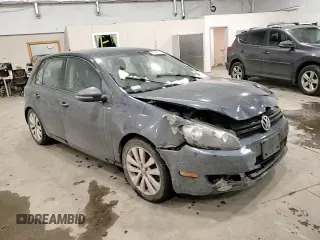 2012 Volkswagen Golf TDI with VIN WVWNM7AJ3CW337760, listed as a Copart auction lot 82486914 with 102,875 mi miles and Salvage title. Bid and sale history available at DreamBid. Image 12.