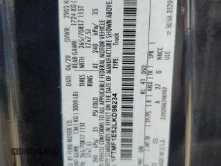 2020 Ford F-150 XL z VIN 1FTMF1E52LKD98234, wystawiony jako Copart lot #50552365 z przebiegiem 51 948 mil mil oraz Szkoda całkowita • Salvage title. Historia ofert i sprzedaży dostępna na DreamBid. Obrazek 14.
