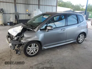 2007 Honda Fit Sport with VIN JHMGD37617S063104, listed as a Copart auction lot 57699085 with 163,522 mi miles and Salvage title. Bid and sale history available at DreamBid. Image 1.