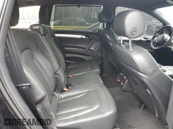 2012 Audi Q7 S line with VIN WA1AGAFE1CD001173, listed as a Copart auction lot 52113295 with 146,972 mi miles and Salvage title. Bid and sale history available at DreamBid. Image 11.