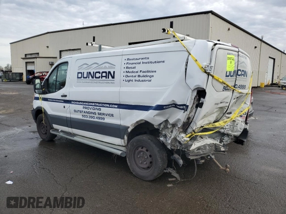 2017 Ford Transit with VIN 1FTYR1ZM3HKB29631, listed as a Copart auction lot 86395004 with 96,975 mi miles and Salvage Title. Bid and sale history available at DreamBid. Image 2.