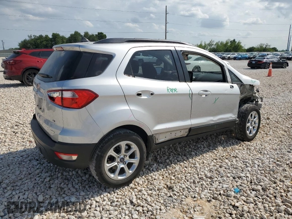 2018 Ford EcoSport SE with VIN MAJ3P1TE0JC175618, listed as a Copart auction lot 54233655 with 124,033 mi miles and Salvage title. Bid and sale history available at DreamBid. Image 3.
