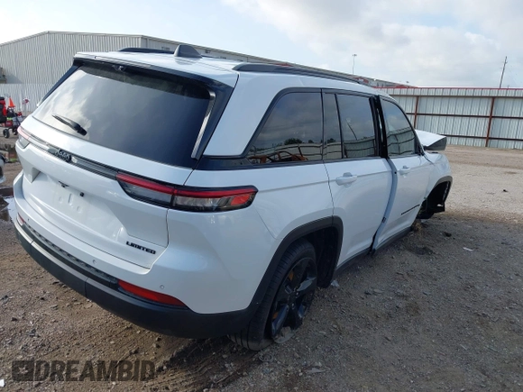 2023 Jeep Grand Cherokee Limited with VIN 1C4RJGBG2PC502847, listed as a IAAI auction lot 42471744 with 33,310 mi miles and . Bid and sale history available at DreamBid. Image 4.
