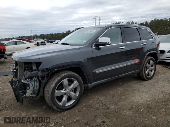 2011 Jeep Grand Cherokee Overland with VIN 1J4RS6GG1BC636963, listed as a Copart auction lot 87654425 with 189,736 mi miles and Salvage Title. Bid and sale history available at DreamBid. Image 1.