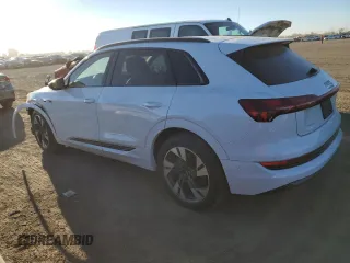 2022 Audi e-tron Premium with VIN WA1AABGE3NB007271, listed as a Copart auction lot 76786454 with 31,633 mi miles and Salvage Title. Bid and sale history available at DreamBid. Image 2.