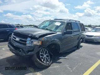 2017 Ford Expedition XLT z VIN 1FMJU1HT9HEA04989, wystawiony jako IAAI lot #39736910 z przebiegiem 184 638 mil mil oraz . Historia ofert i sprzedaży dostępna na DreamBid. Obrazek 6.
