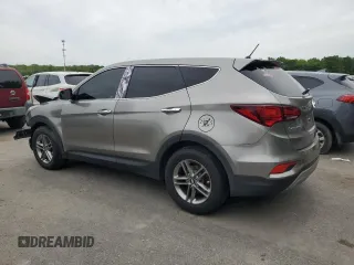 2018 Hyundai Santa Fe 2.4L with VIN 5XYZTDLB9JG563224, listed as a Copart auction lot 58470265 with 133,844 mi miles and Salvage title. Bid and sale history available at DreamBid. Image 2.