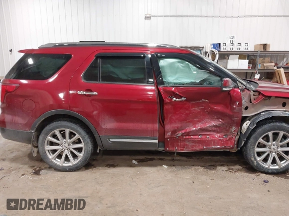 2016 Ford Explorer Limited with VIN 1FM5K8F8XGGA29854, listed as a IAAI auction lot 41595511 with 91,270 mi miles. Bid and sale history available at carsss.com. Image 13.