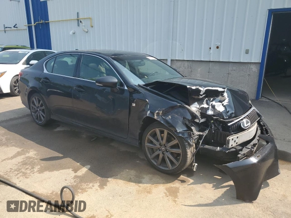 2015 Lexus GS 350 with VIN JTHCE1BL1FA003700, listed as a Copart auction lot 59320905 with 166,605 mi miles and Salvage title. Bid and sale history available at DreamBid. Image 4.