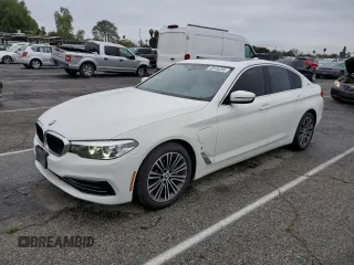 2019 BMW 5 Series 530e iPerformance with VIN WBAJA9C5XKB389618, listed as a Copart auction lot 49148395 with 51,731 mi miles and Salvage Title. Bid and sale history available at carsss.com. Image 1.