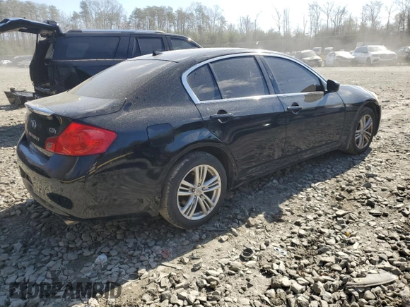 2013 Infiniti G37 x with VIN JN1CV6AR2DM757028, listed as a Copart auction lot 50942795 with 168,115 mi miles and Salvage Title. Bid and sale history available at DreamBid. Image 3.