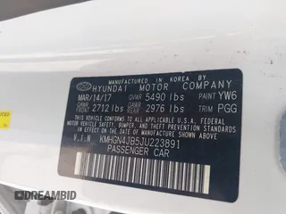 2018 Genesis G80 Sport with VIN KMHGN4JB5JU223891, listed as a IAAI auction lot 42559899 with 156,603 mi miles and . Bid and sale history available at DreamBid. Image 9.