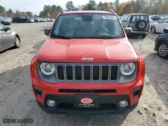2019 Jeep Renegade Limited with VIN ZACNJBD19KPJ90165, listed as a Copart auction lot 79029694 with 105,618 mi miles and Clean Title. Bid and sale history available at carsss.com. Image 5.
