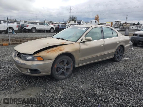 2003 Mitsubishi Galant ES z VIN 4A3AA46G43E093624, wystawiony jako Copart lot #82406974 z przebiegiem 177 012 mil mil oraz Szkoda całkowita • Salvage title. Historia ofert i sprzedaży dostępna na DreamBid. Obrazek 1.