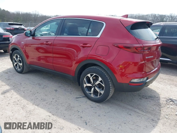 2021 Kia Sportage LX with VIN KNDPMCAC3M7901633, listed as a IAAI auction lot 42060511 with 89,816 mi miles and . Bid and sale history available at carsss.com. Image 3.