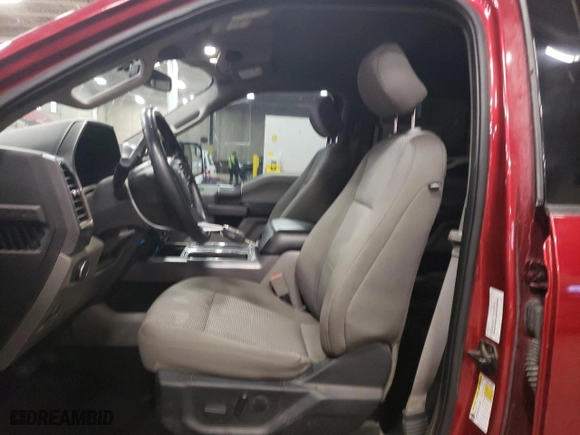 2019 Ford F-150 XL with VIN 1FTEW1E19KFC62983, listed as a Copart auction lot 86814054 with 154,250 mi miles and Salvage Title. Bid and sale history available at carsss.com. Image 7.