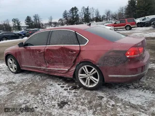 2015 Volkswagen Passat 1.8T SE w/Sunroof & Nav with VIN 1VWBT7A36FC061293, listed as a Copart auction lot 87869685 with 197,532 mi miles and Salvage Title. Bid and sale history available at carsss.com. Image 2.