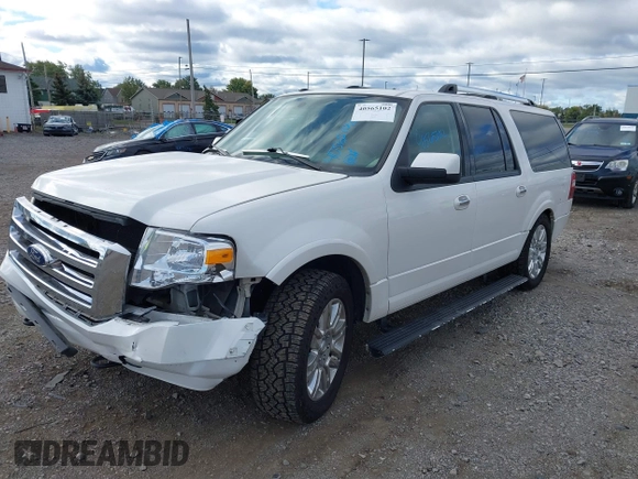 2011 Ford Expedition EL Limited with VIN 1FMJK2A59BEF05119, listed as a IAAI auction lot 40565102 with 216,751 mi miles. Bid and sale history available at carsss.com. Image 2.