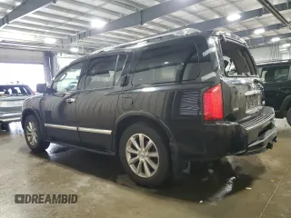 2010 Infiniti QX56 with VIN 5N3ZA0NE4AN903946, listed as a Copart auction lot 60535685 with 204,634 mi miles and Salvage title. Bid and sale history available at DreamBid. Image 2.