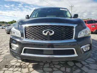 2017 Infiniti QX80 z VIN JN8AZ2NE9H9159198, wystawiony jako Copart lot #58572875 z przebiegiem 136 492 mil mil oraz Szkoda całkowita • Salvage title. Historia ofert i sprzedaży dostępna na DreamBid. Obrazek 5.