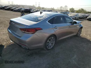 2020 Genesis G80 3.8L with VIN KMTFN4JE9LU334992, listed as a Copart auction lot 75265924 with 22,670 mi miles and Salvage Title. Bid and sale history available at carsss.com. Image 3.