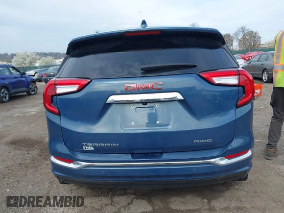 2024 GMC Terrain Denali with VIN 3GKALXEG9RL205962, listed as a IAAI auction lot 41957557 with 11,256 mi miles and . Bid and sale history available at DreamBid. Image 15.