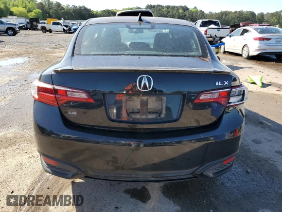 2016 Acura ILX w/Premium/A-SPEC Pkg with VIN 19UDE2F82GA000812, listed as a Copart auction lot 52604965 with 61,237 mi miles and Salvage Title. Bid and sale history available at carsss.com. Image 6.