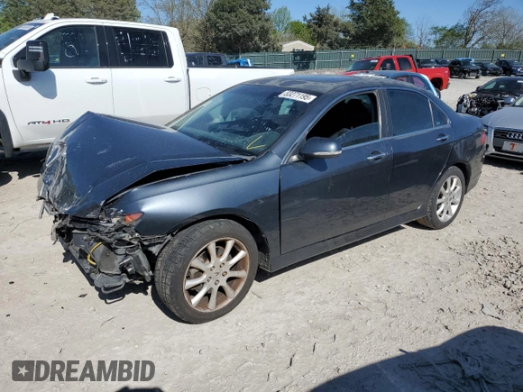 2006 Acura TSX Navi with VIN JH4CL96986C030142, listed as a Copart auction lot 53271195 with 198,703 mi miles and Clean title. Bid and sale history available at DreamBid. Image 1.