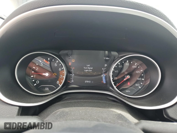 2021 Jeep Compass Limited with VIN 3C4NJDCBXMT537779, listed as a Copart auction lot 50303925 with 27,913 mi miles and Non Repairable. Bid and sale history available at DreamBid. Image 9.