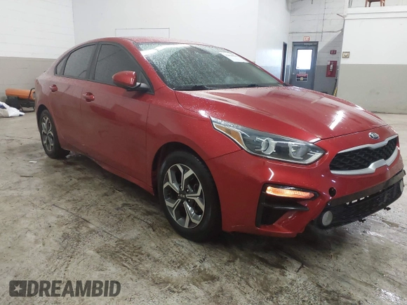2020 Kia Forte LXS with VIN 3KPF24AD4LE205149, listed as a IAAI auction lot 41855029 with 126,426 mi miles. Bid and sale history available at carsss.com. Image 1.