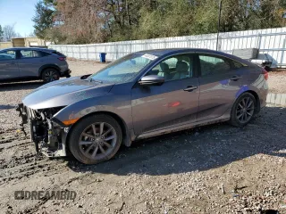 2020 Honda Civic Sedan EX-L with VIN 19XFC1F75LE221259, listed as a Copart auction lot 44887075 with 143,112 mi miles and Salvage Title. Bid and sale history available at carsss.com. Image 1.