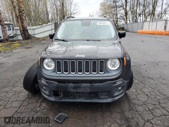 2015 Jeep Renegade Latitude with VIN ZACCJABT5FPB48543, listed as a Copart auction lot 49444475 with 140,452 mi miles and Salvage Title. Bid and sale history available at DreamBid. Image 5.