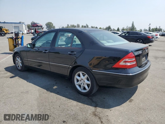 2004 Mercedes-Benz C 320 with VIN WDBRF64J64F506798, listed as a Copart auction lot 71308534 with 85,592 mi miles and Salvage Title. Bid and sale history available at DreamBid. Image 2.