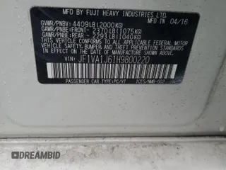 2017 Subaru WRX Limited with VIN JF1VA1J61H9800220, listed as a Copart auction lot 49994935 with 110,844 mi miles and Salvage Title. Bid and sale history available at carsss.com. Image 12.