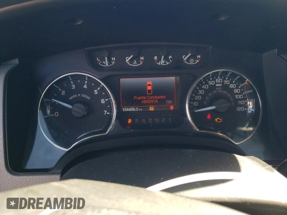 2011 Ford F-150 XLT with VIN 1FTFW1ET9BFC88005, listed as a Copart auction lot 49379465 with 154,459 mi miles and Salvage Title. Bid and sale history available at carsss.com. Image 9.