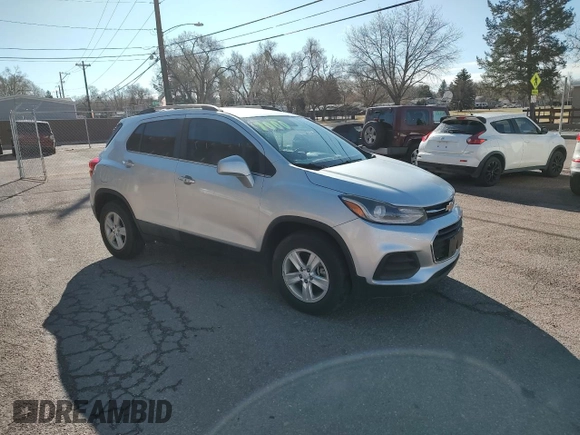 2017 Chevrolet Trax LT with VIN KL7CJPSBXHB165505, listed as a Copart auction lot 51361145 with 75,165 mi miles and Clean Title. Bid and sale history available at carsss.com. Image 1.