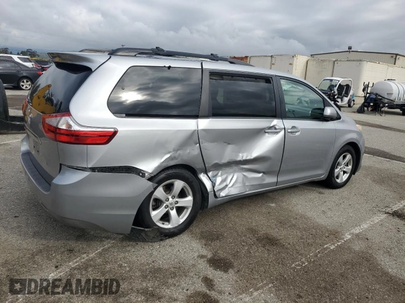 2015 Toyota Sienna LE AAS with VIN 5TDKK3DC5FS584877, listed as a Copart auction lot 50744255 with 164,556 mi miles and Salvage Title. Bid and sale history available at carsss.com. Image 3.