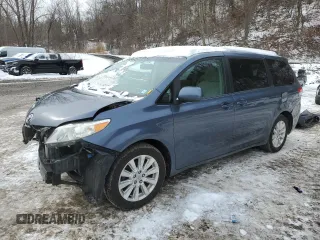 2014 Toyota Sienna LE with VIN 5TDJK3DCXES093229, listed as a Copart auction lot 44537185 with 120,597 mi miles and Salvage Title. Bid and sale history available at DreamBid. Image 1.