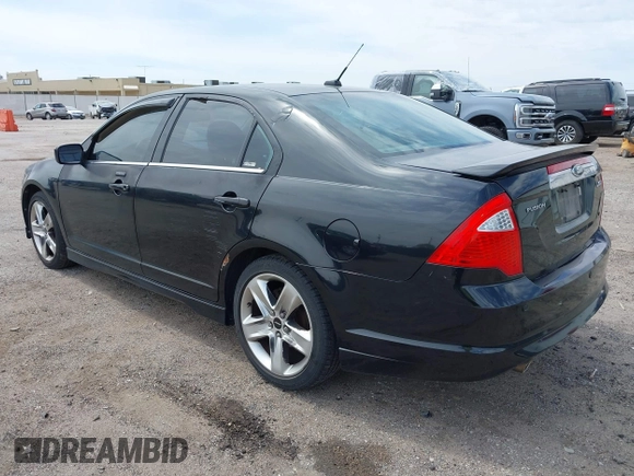 2010 Ford Fusion SPORT with VIN 3FAHP0KC2AR166100, listed as a IAAI auction lot 42033608 with 228,630 mi miles. Bid and sale history available at carsss.com. Image 3.