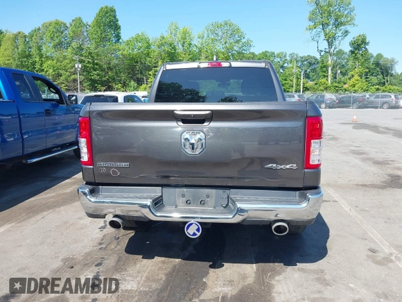 2021 Ram 1500 Big Horn with VIN 1C6SRFFT7MN620668, listed as a IAAI auction lot 42183592 with 74,829 mi miles and . Bid and sale history available at DreamBid. Image 16.